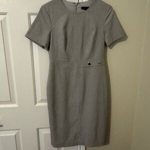 Elegant Gray Banana Republic Dress